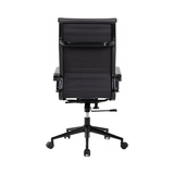 Aura All Black High Back Bonded Leather Executive Office Chair