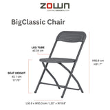 BigClassic Plastic Folding Chair