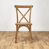 Crossback Stacking Chair - Oak Frame