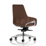 Olive Faux Leather Executive Office Chair