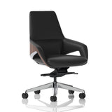 Olive Faux Leather Executive Office Chair