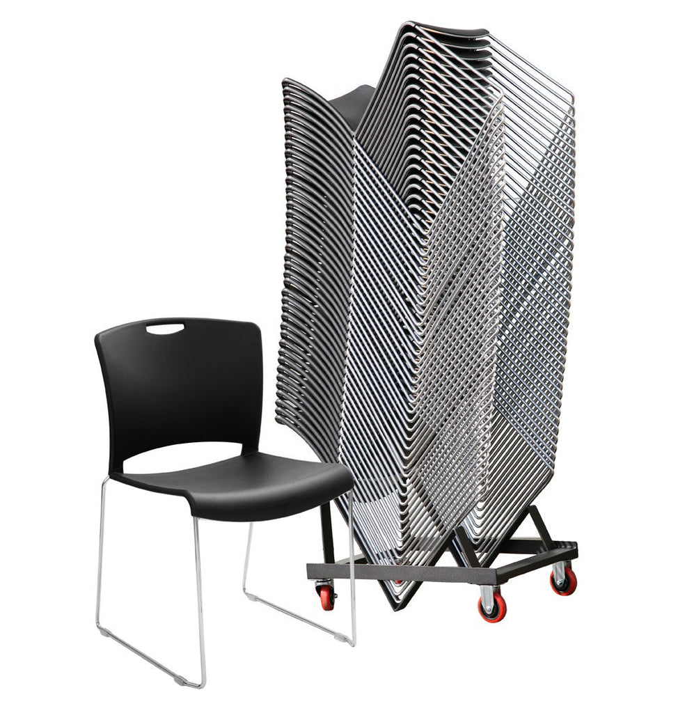 Jasper Stacking Chair Bundle - 40 Chairs & Trolley – Mogo Direct